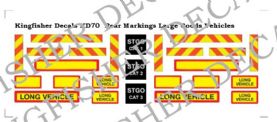 Rear Markings for Large Goods Vehicles